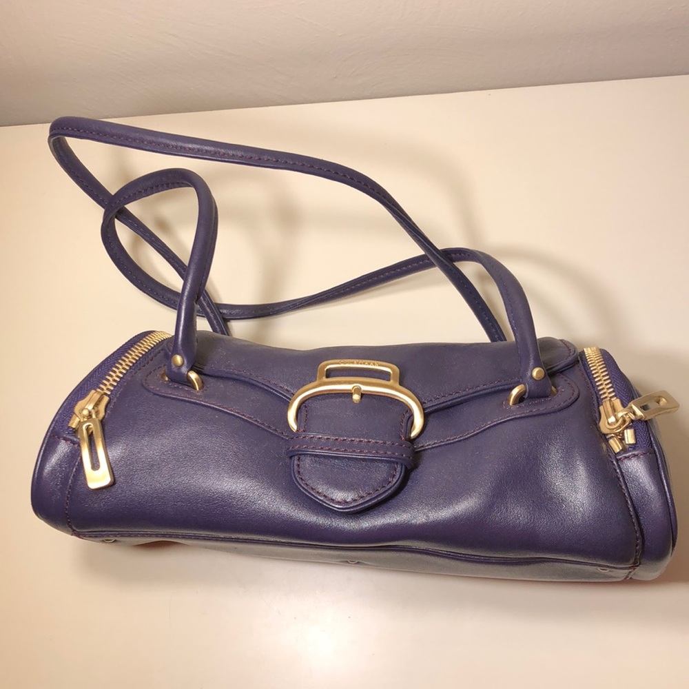 Cole Haan Eggplant Leather Purse